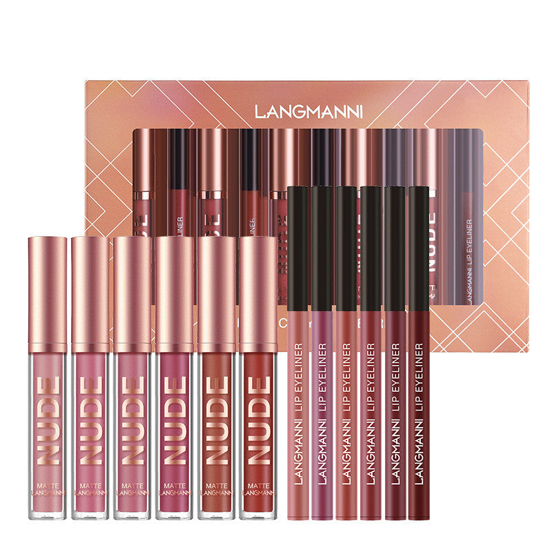 Lip Liner And Lipstick Makeup 12 Pcs Set 6 Matte Lipstick 6 Lip Liner Pens Waterproof Long Lasting Matte Lipstick Beauty Cosmetics Makeup Gift For Girls Lipstick Set Lip Liner And Lipstick Makeup 12 Pcs Set 6 Matte Lipstick 6 Lip Liner Pens Waterproof Long Lasting Matte Lipstick Beauty Cosmetics Makeup Gift For Girls Lipstick Set